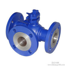 L Type Three Way Ball Valve (GQ44F)